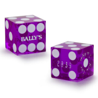 of Official 19mm Casino Dice Used at the Palms Casino by Brybelly by Brybelly 2 Pair
